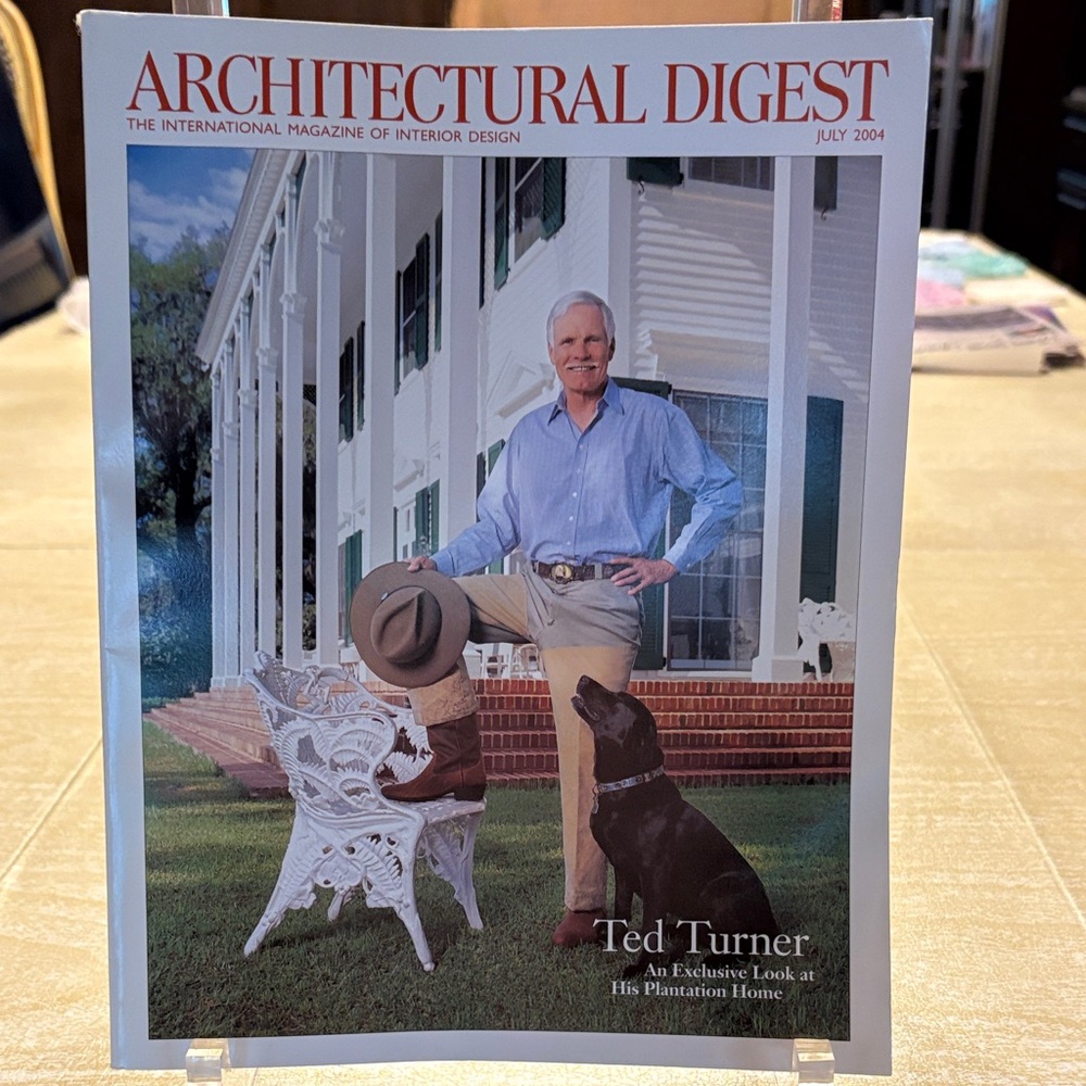 Architectural Digest July 2004 Magazine